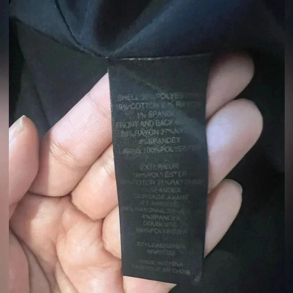 Cynthia Steffe midi black A-line textured bottom dress color black size 6 - Picture 6 of 7